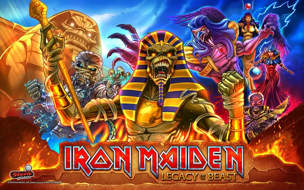 Iron Maiden Premium pinball machine artwork
