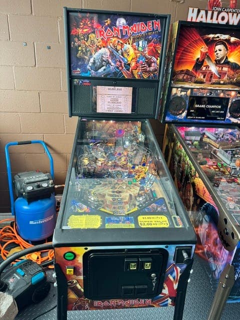 Iron Maiden Legacy of the Beast pinball machine