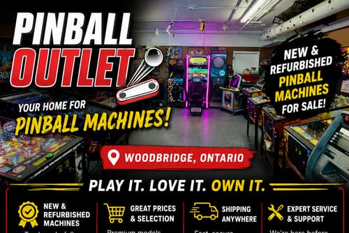 Pinball Outlet — new and refurbished pinball machines for sale
